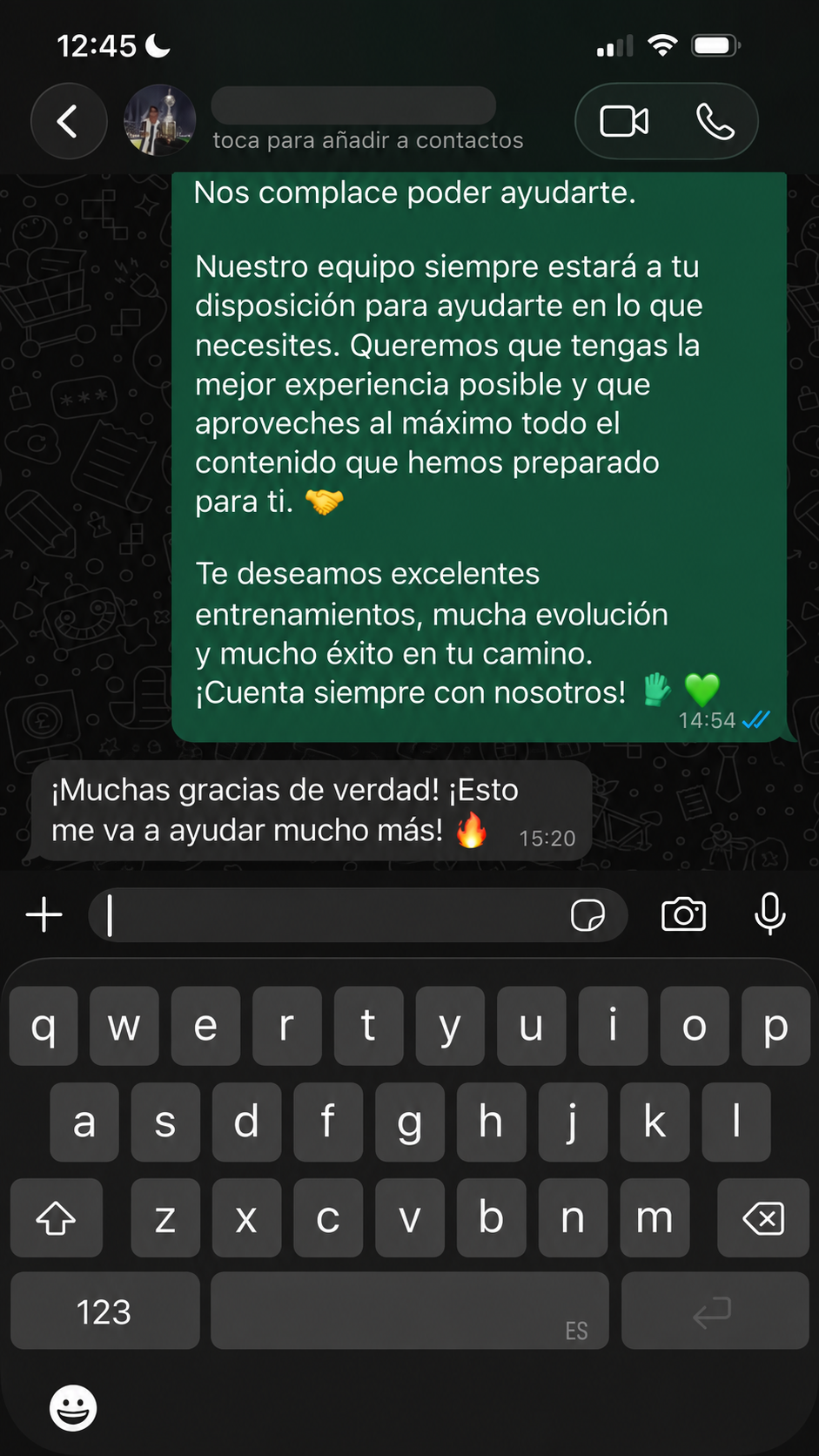 Opinión real de un cliente 8