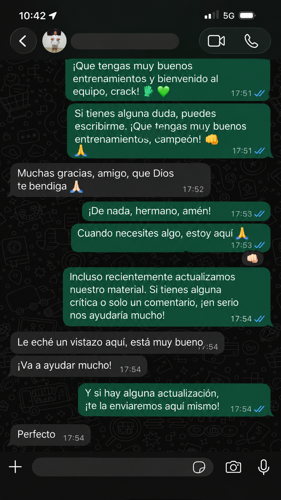 Opinión real de un cliente 6