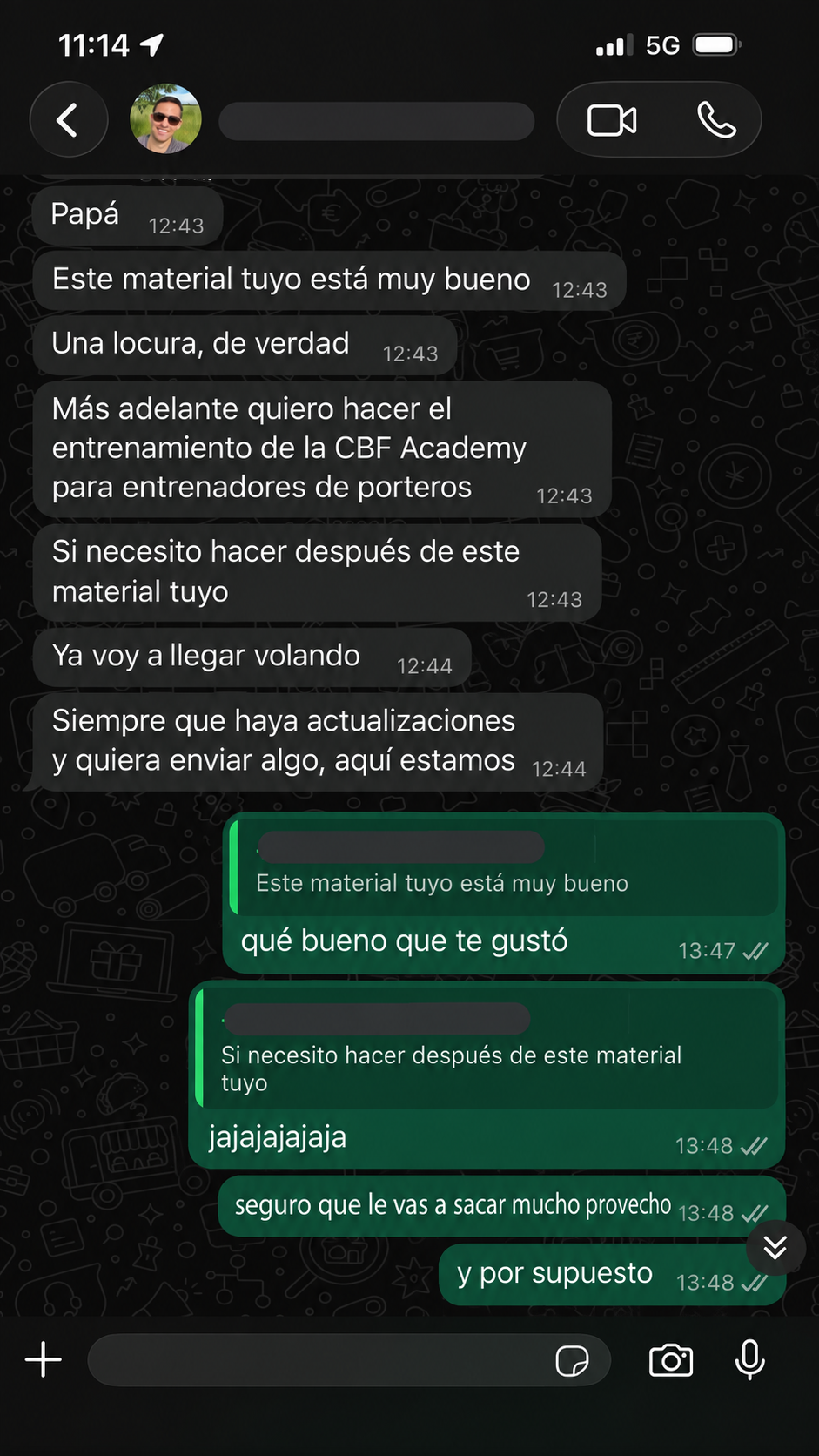Opinión real de un cliente 1